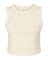 BELLA+CANVAS Ladies Micro Rib Muscle Crop Tank for Casual Wear, Gym & Streetwear Style Cropped Top